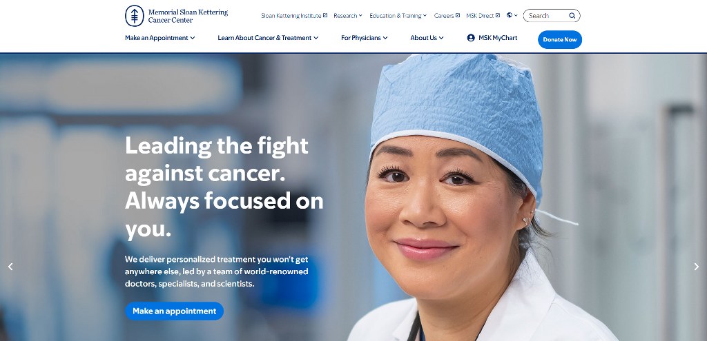 MSKCC website.