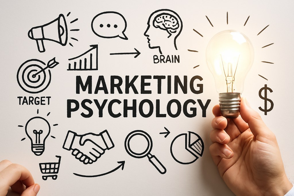 Marketing psychology concept.