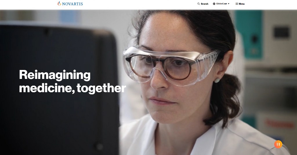 Norvatis homepage.