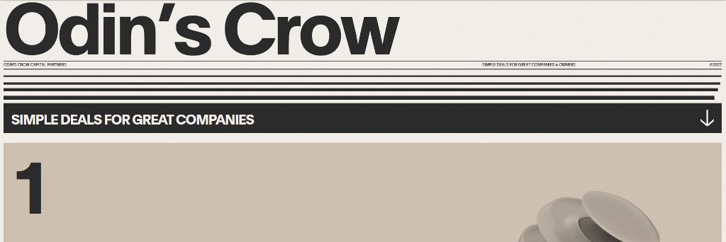 Odin’s Crow Homepage