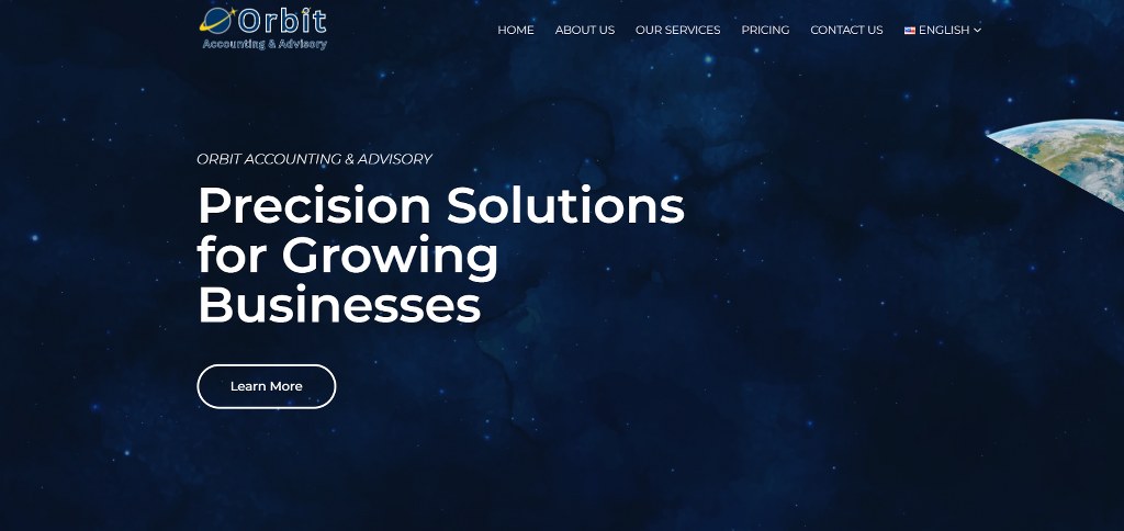Orbit Website Homepage