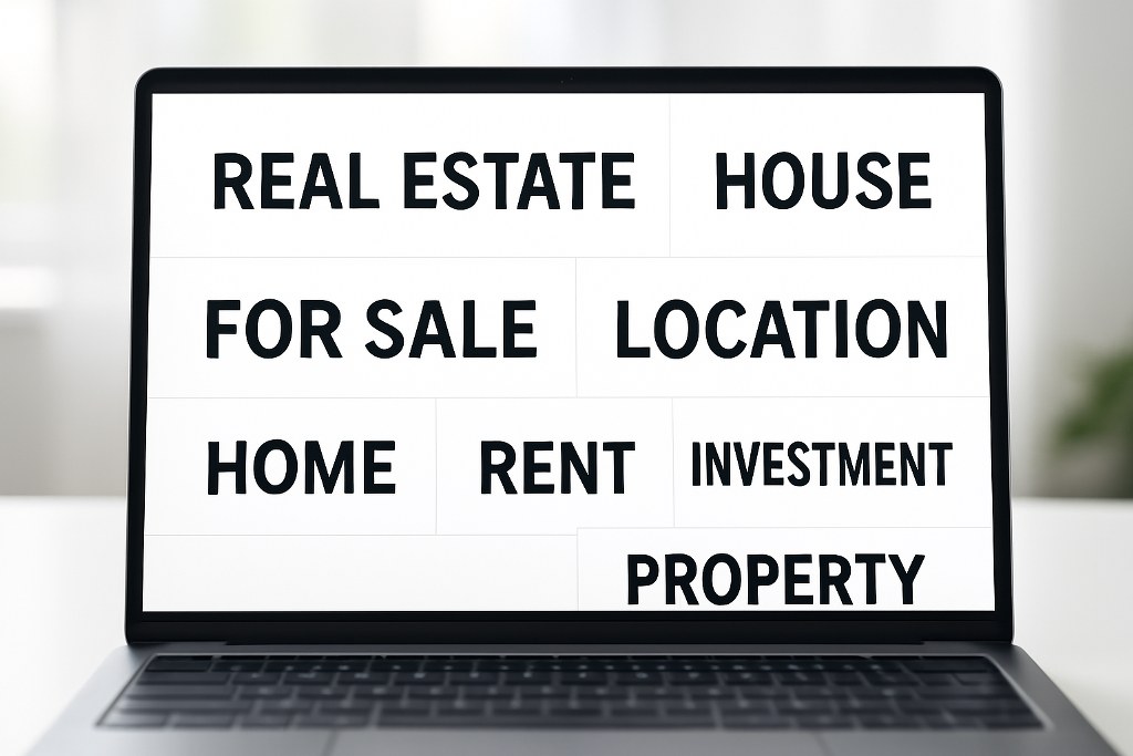 Real estate keywords.