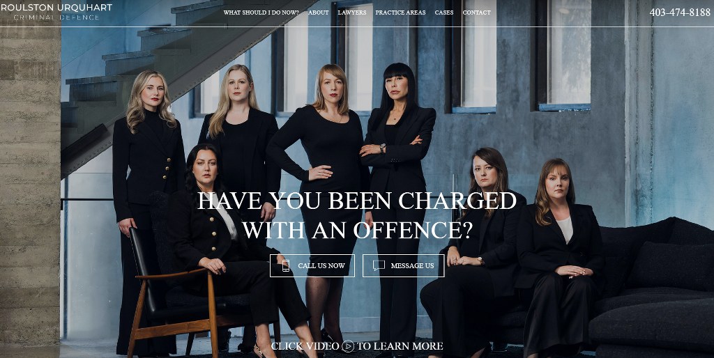Roulston Urquhart Criminal Defence website.