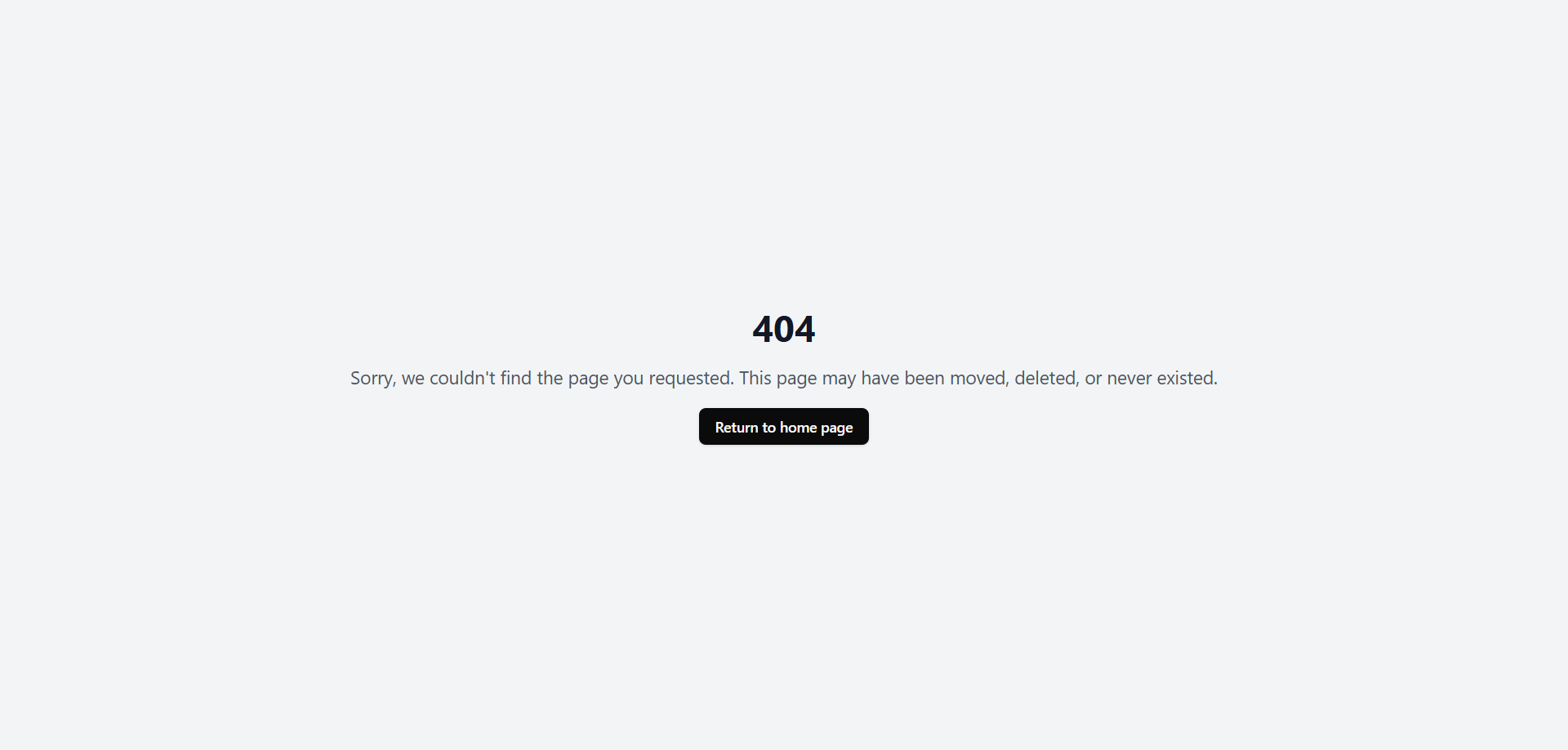 screenshot of Error 404