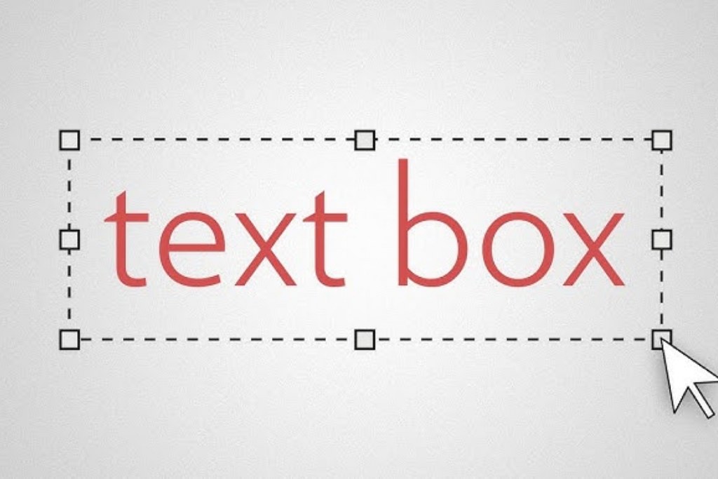 Text box to write content in.
