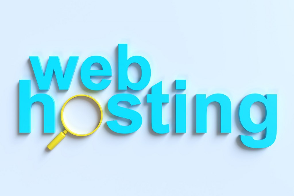 Text sign showing Web Hosting.