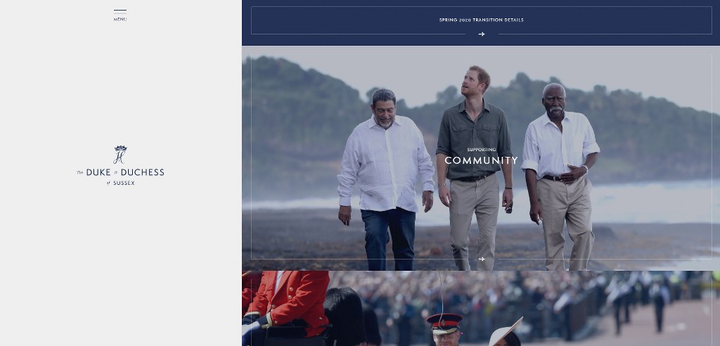 The Duke & Duchess of Sussex' website.