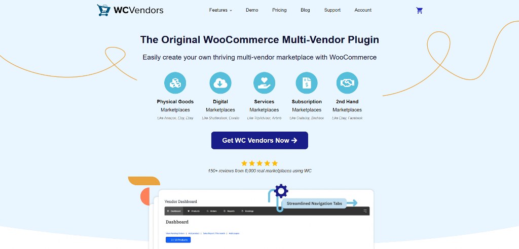WC Vendors' website.