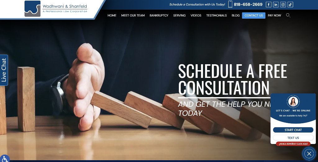 Wadhwani & Shanfield homepage.