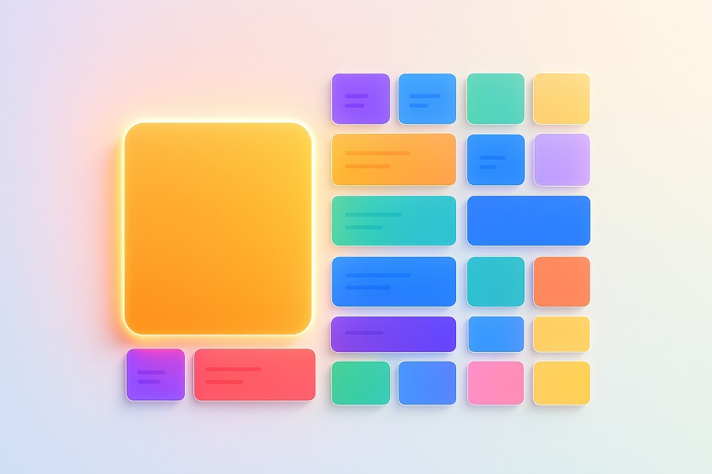 Website tiles for better app modularity.