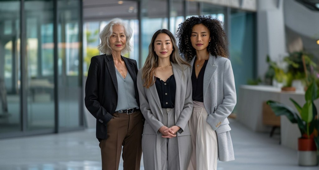 Women of different cultures and age groups.