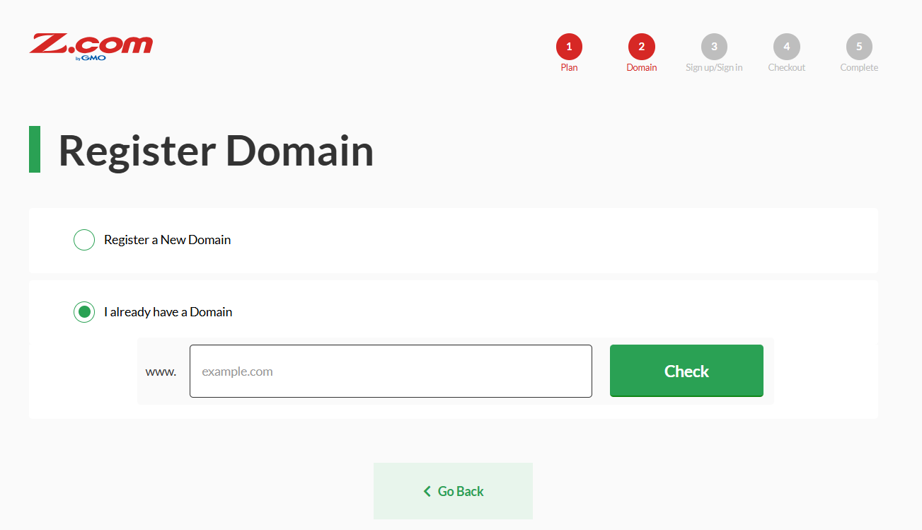 Domain configurations