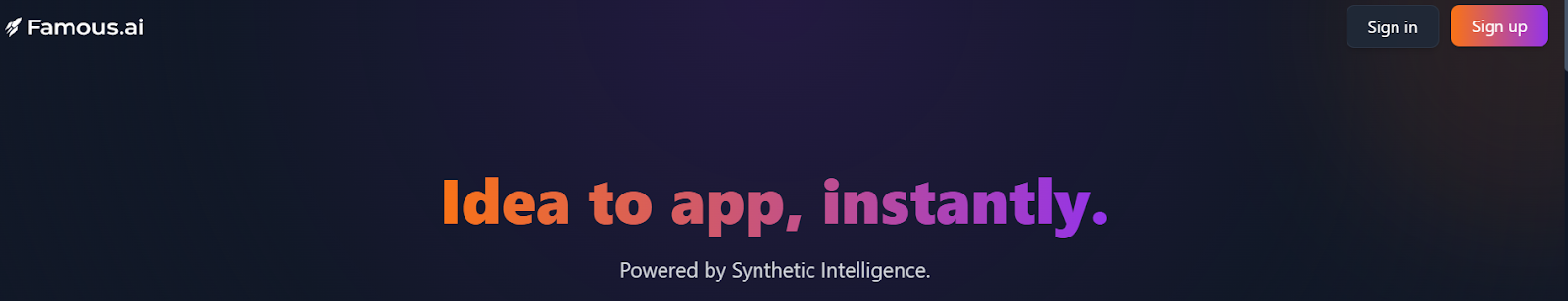 Famous.ai coupon selection page screenshot