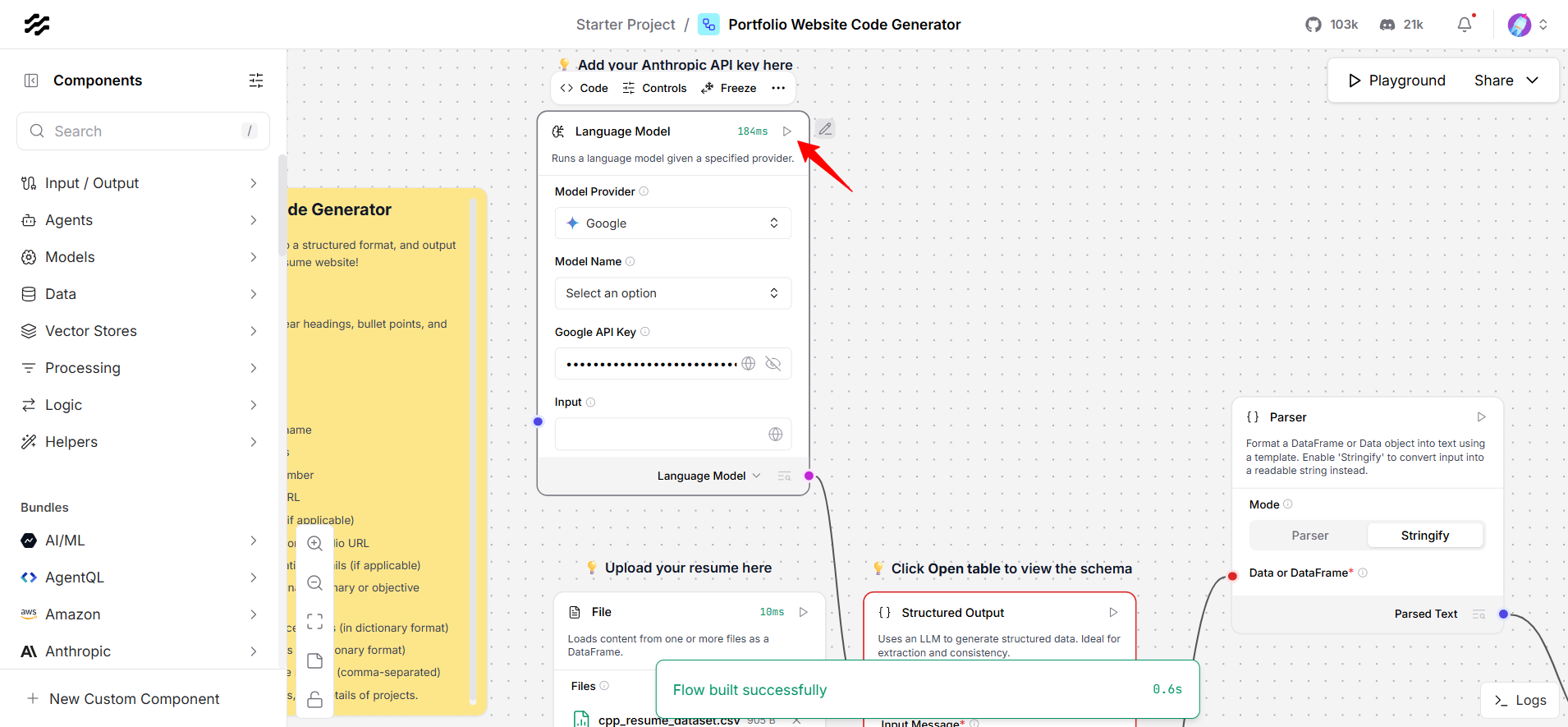 Visual Editor and Workflow Design