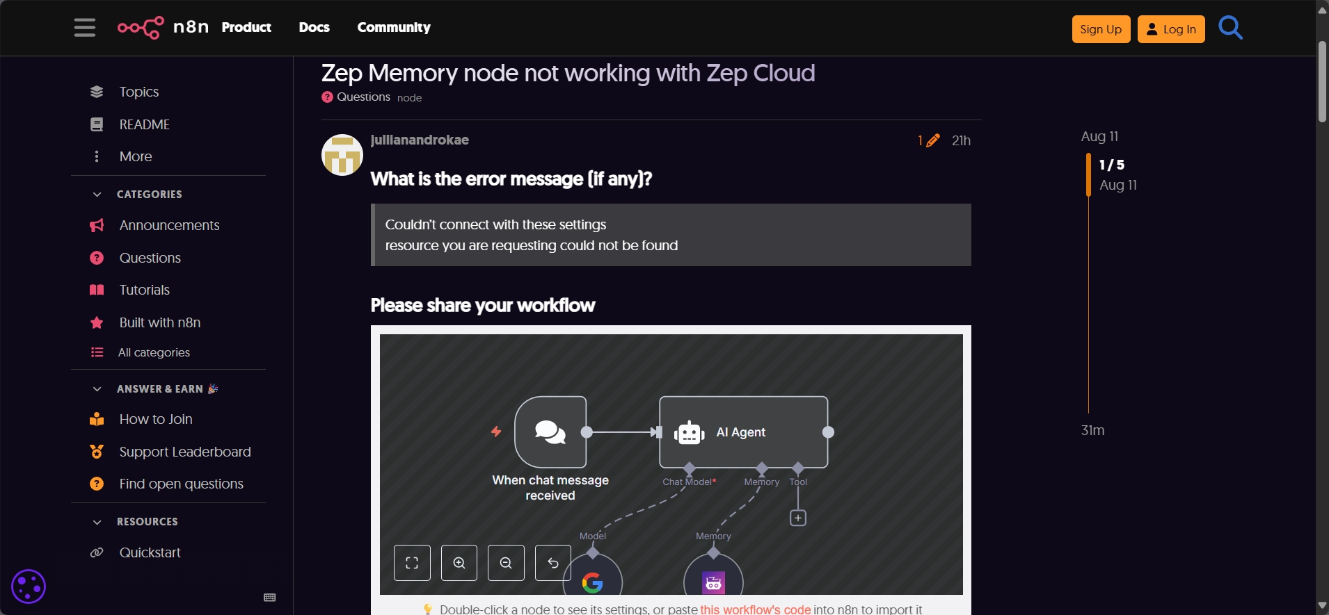 n8n forum