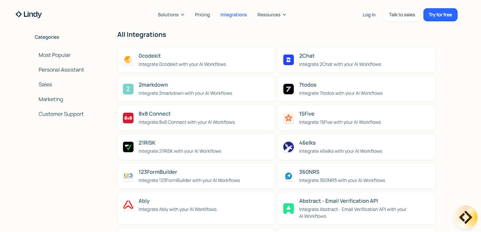 Lindy integrations and AI-first agents in action