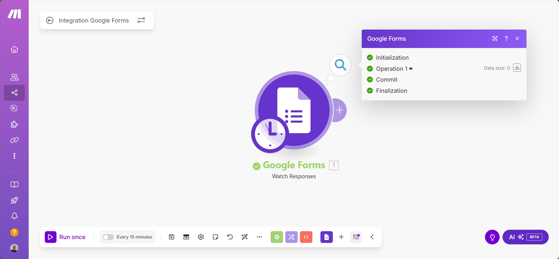 Integration Google Forms