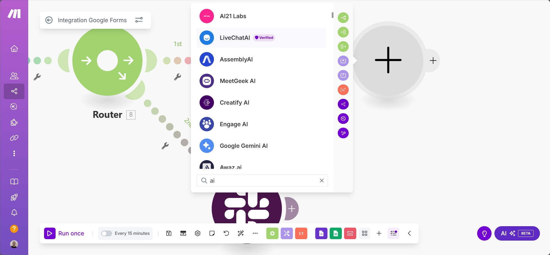 Using AI in Your Workflows in Make