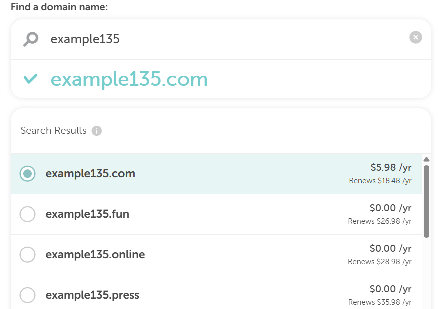 Namecheap connect to hosting button screenshot