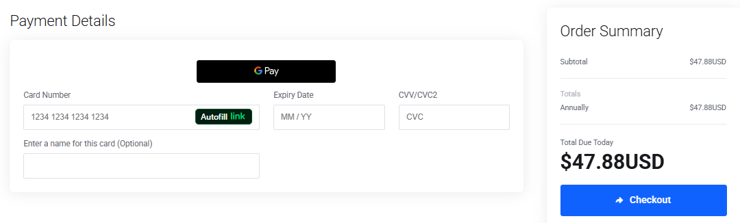 ZYNOO promo code field and applied discount in order summary