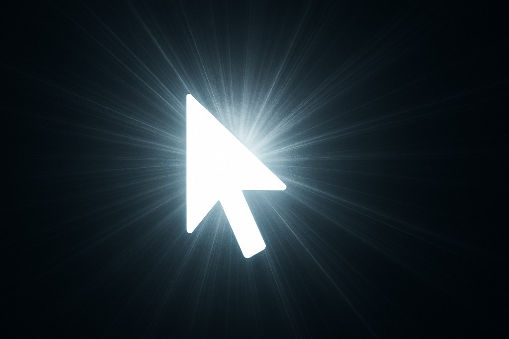 A dynamic cursor.