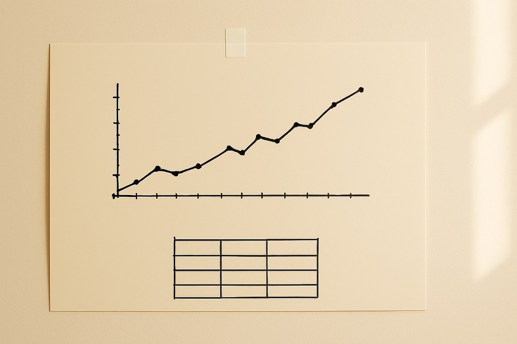 A forecasting graph.