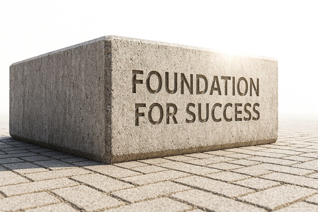 A foundation stone.