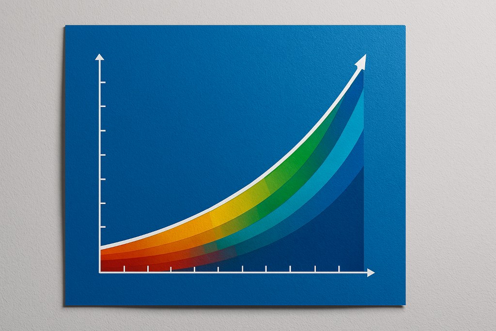 A growth curve.