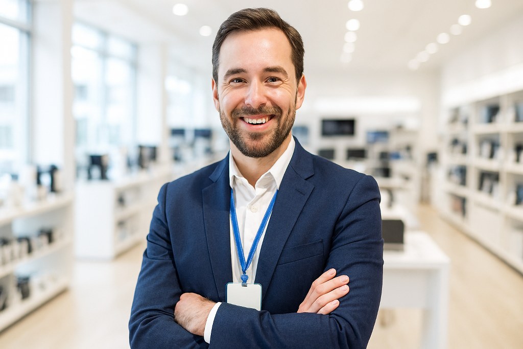A salesperson.