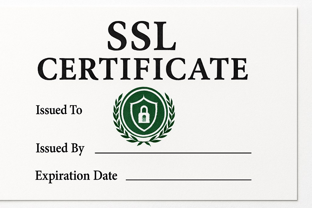 A sample SSL certificate.