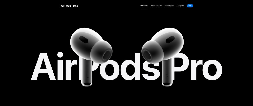 AirPods Pro website.