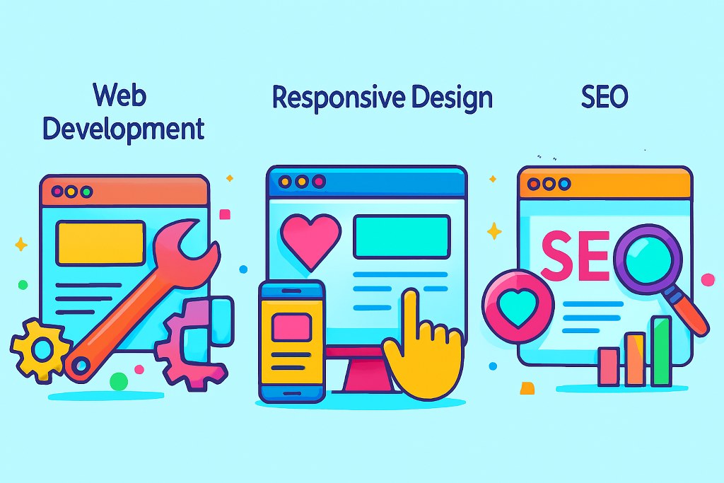 Animated illustrations for websites.
