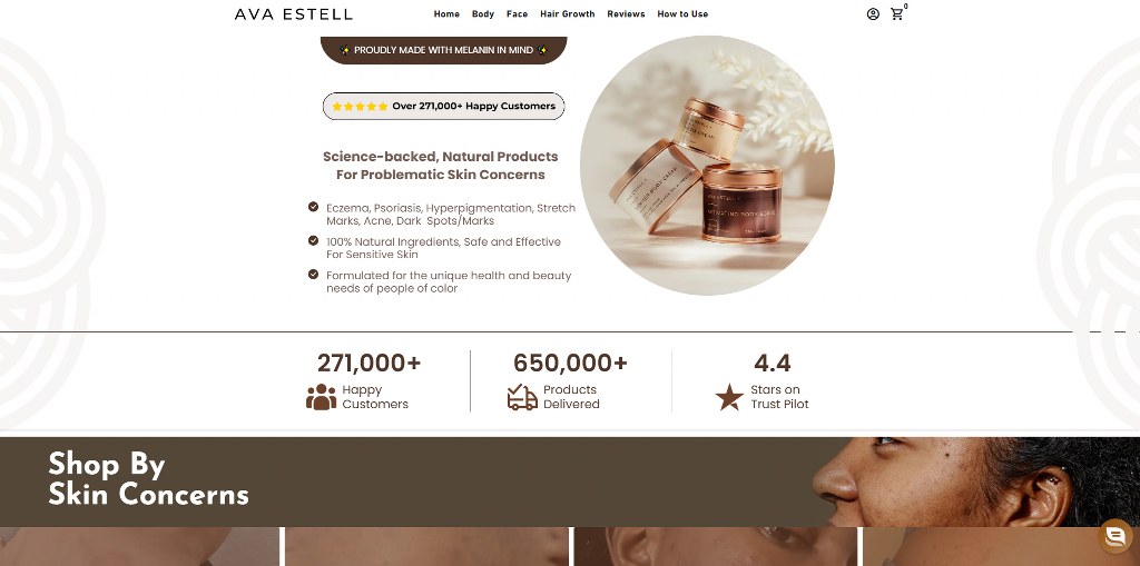 Ava Estelle's website.
