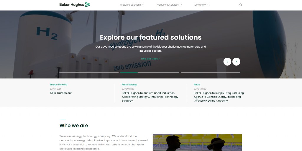 Baker Hughes website.