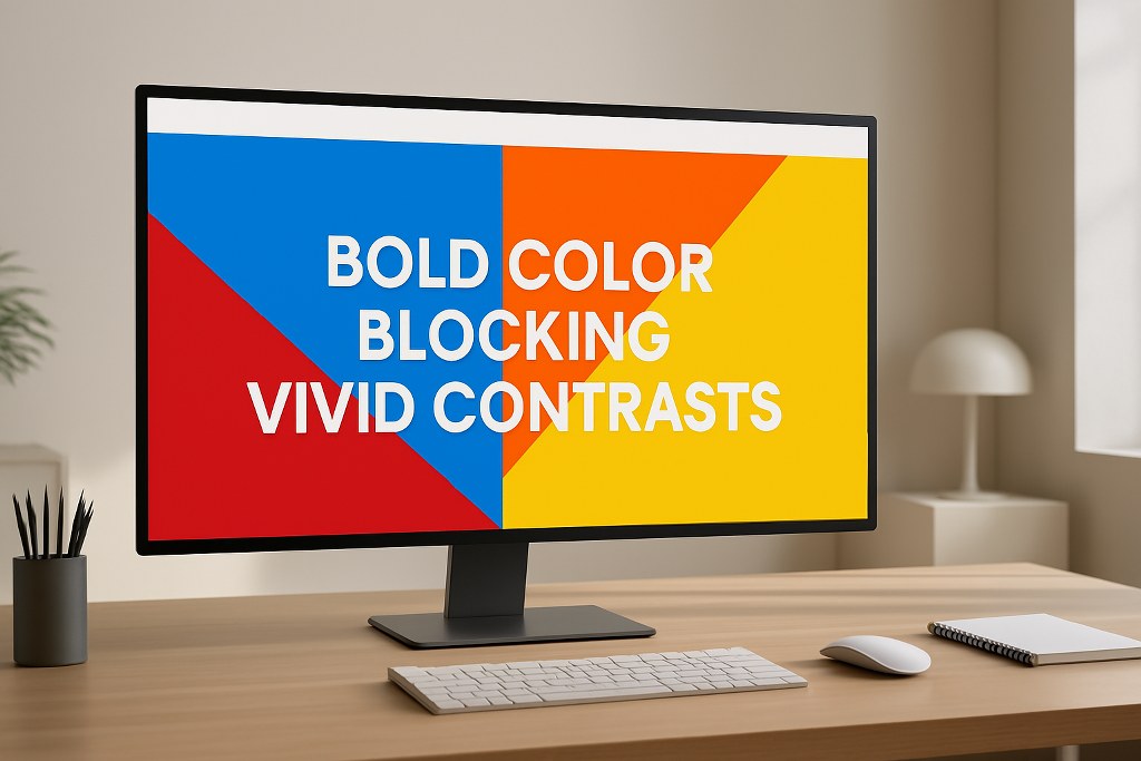Bold colors.