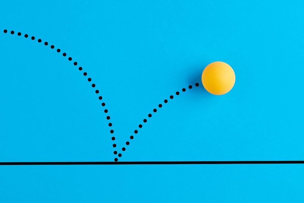 Bounce rate concept illustrated.