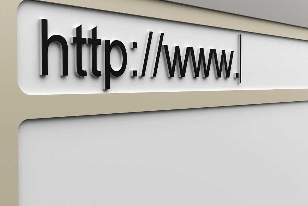 Browser address bar.