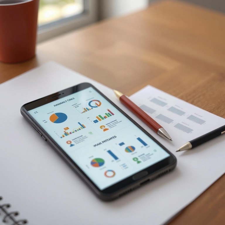 Data on mobile device.