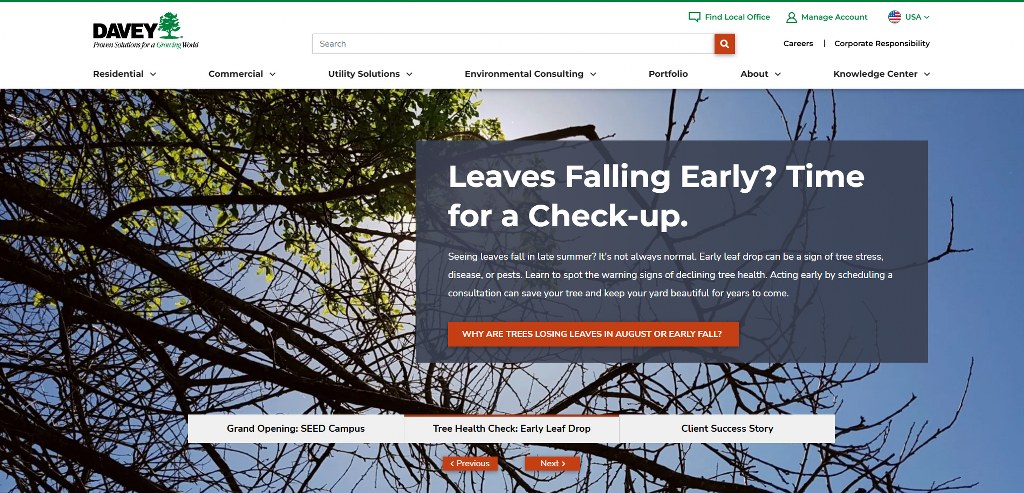 Davey's website.