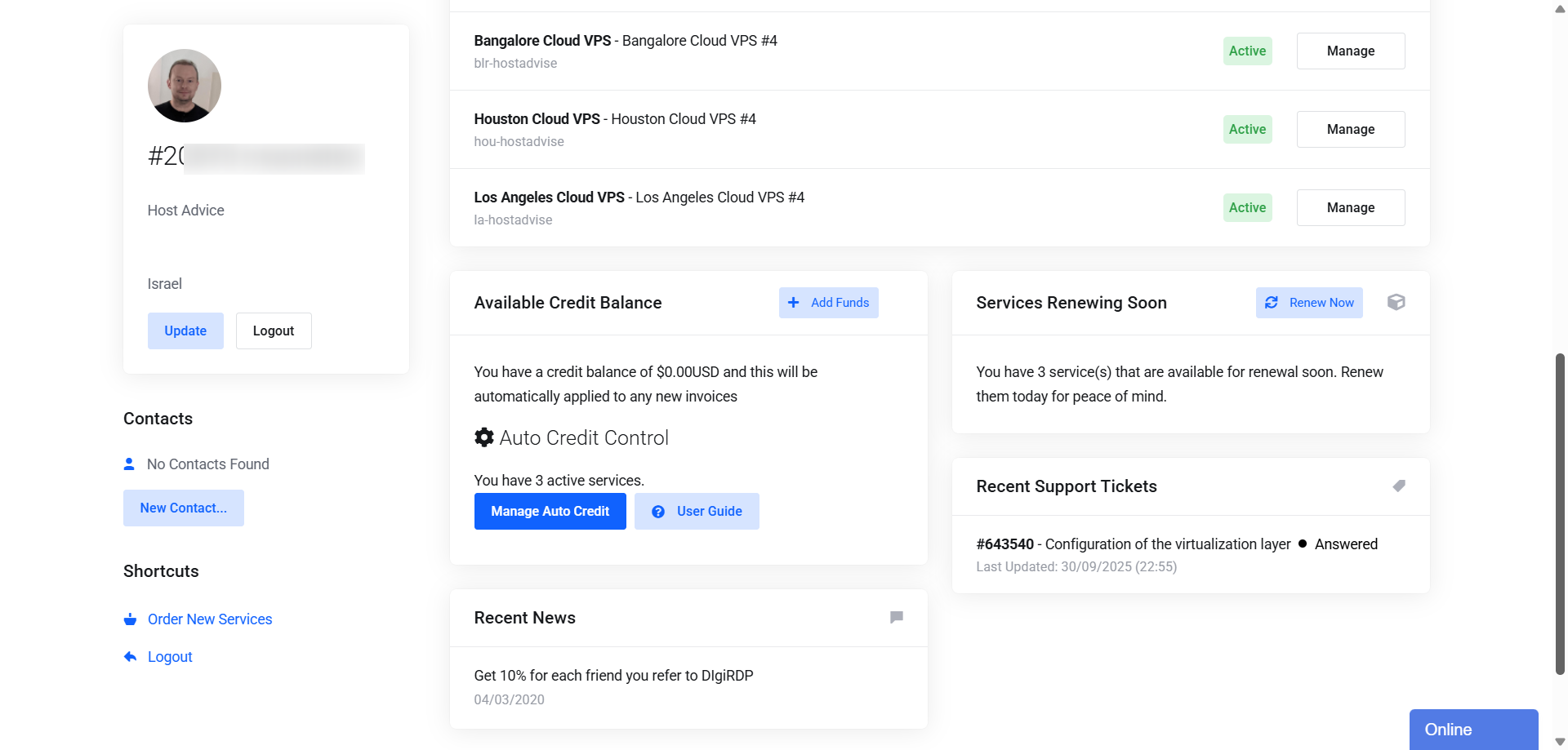 Available Credit Balance