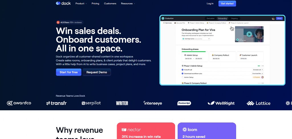 Dock's website.