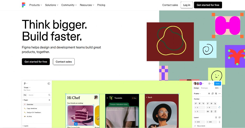 Figma's website homepage.