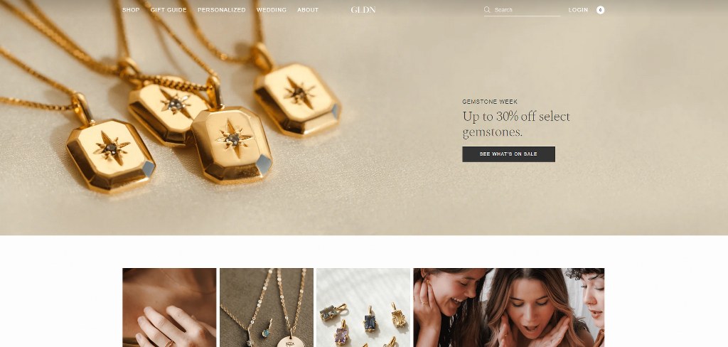 GLDN's homepage.