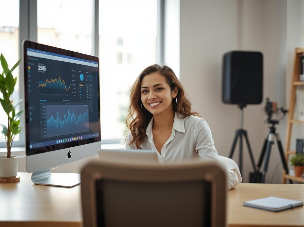 HR manager tracking work hours of employees using a tool.