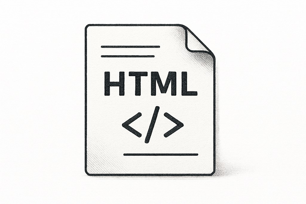 HTML illustration.