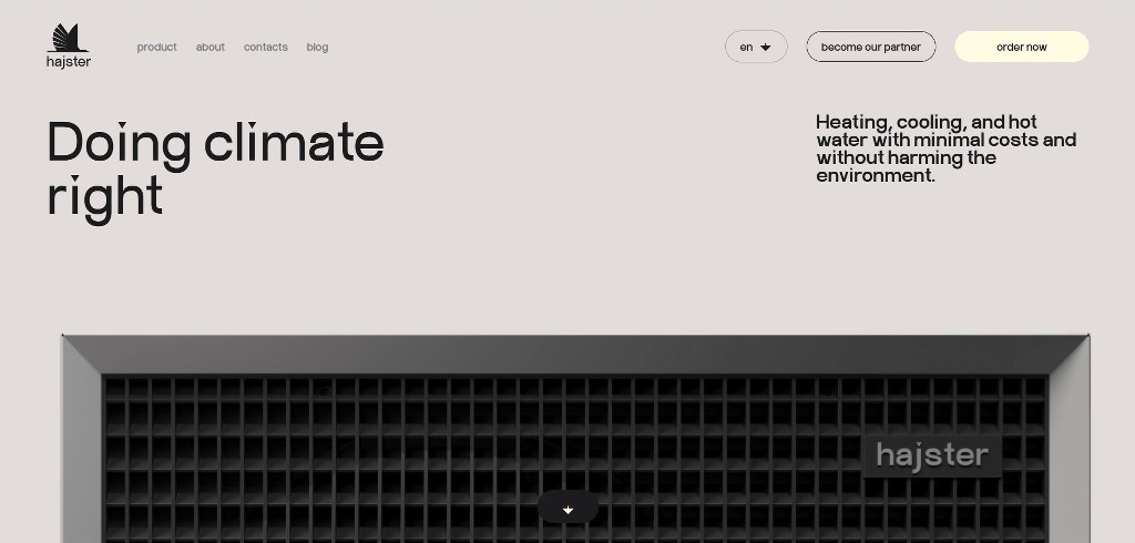 Hajster's website.