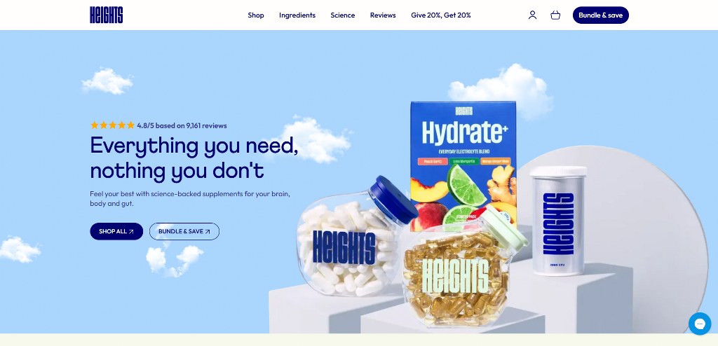 Heights' website.