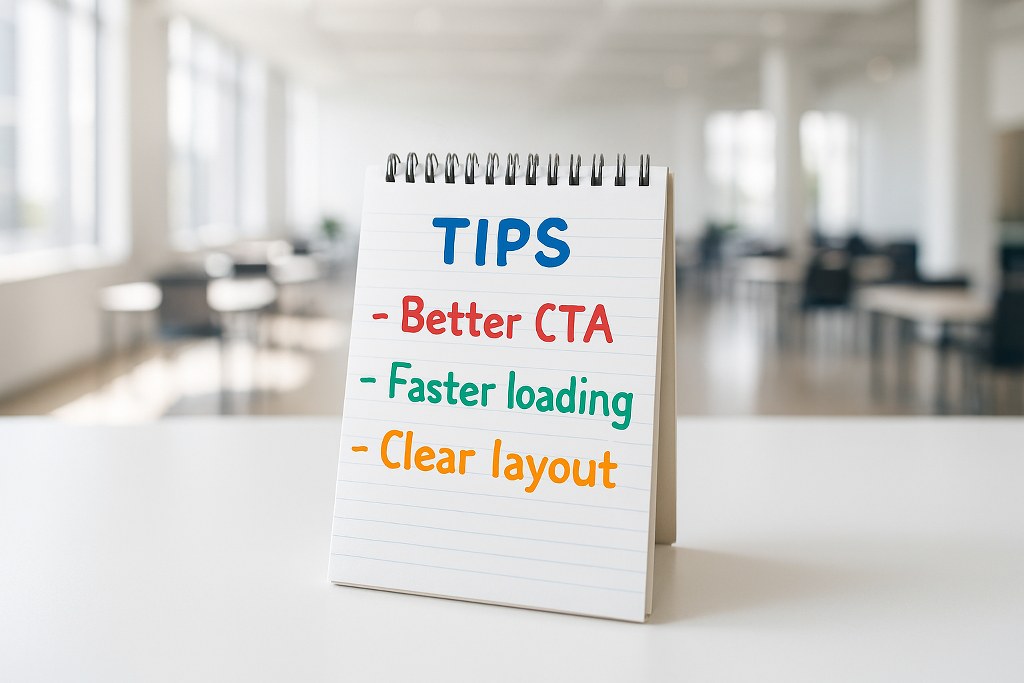 High website conversion rate tips.