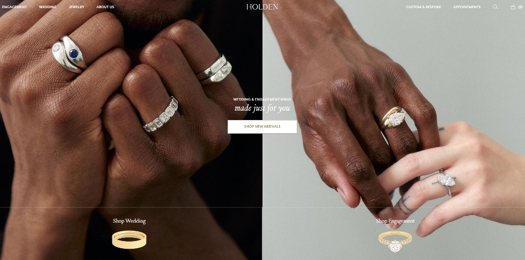Holden homepage.