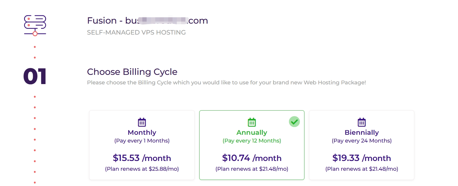 choosing a Billing Cycle